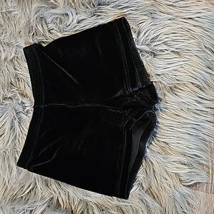 Girls youth sz XS Jam Wear leo shorts. Black velvet